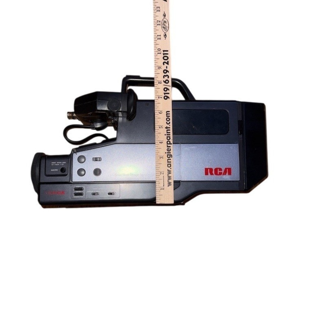 RCA VHS HQ Camcorder Solid State Image Sensor w/ Hard Case & Accessories vintage - Picture 4 of 15